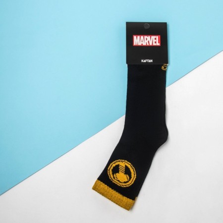 Socks "Thor", Avengers, Black, 25-27 cm-2