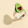 Avocado ring, 1.5 x 1 x 2 cm, 20 pcs