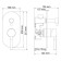 Shower mixer Wasserkraft Main 4141, single -leaf, without watering can, without spout, chrome