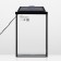 Aquarium "Column" with a lid, 30 liters, 30 x 23 x 43/48.5 cm, black