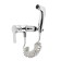 ACCOONA A3167 mixer, single -leaf, with hygienic watering can, silumin, chrome