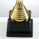 Cup 154a, award figure, gold, plastic stand, Tricolor, 59 x 23 x 12 cm
