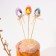 Decor on the Easter wand "Chickens in the egg" 3pc 4x12.5x25 cm