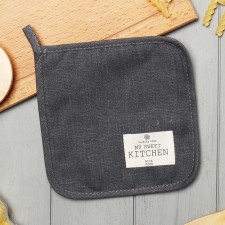Ethel Grey Eco Light Grey, 19x19 cm, 100% flax, 245 g/m2