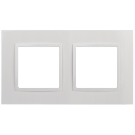 Frame for sockets and switches Era Elegance 14-5012-01 Classic, 2 posts, white