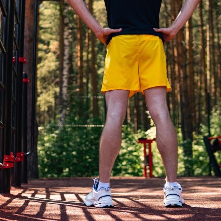 Sports shortop unisex yellow, p. 50-9