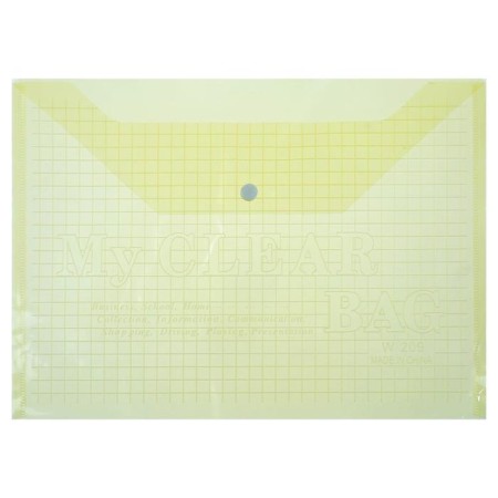 The Convert folder on the button, A4, 120 μm, Calligrata "Cage", transparent, yellow