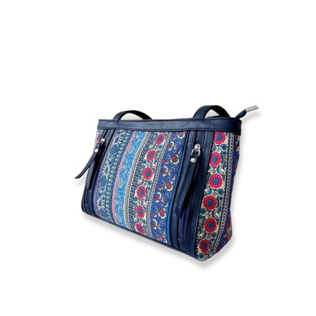 Female Bag Linzo Boho-blue-2