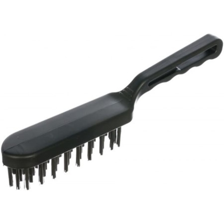 Metal handbrain brush 35011-5_z01, plastic handle, 5-row