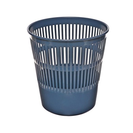 Paper basket 9 liters, Erichkrause Classic, mesh, plastic, gray
