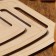 A set of boards of cutting double -sided, barrels, a neckline, 3 pieces