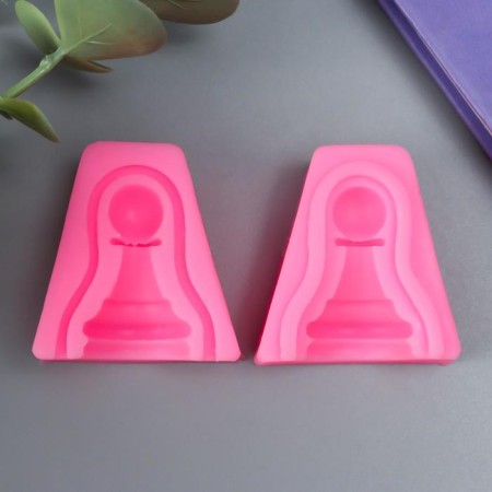Mold Silicon "Pig" set 2 pcs 3.2x2.6 cm