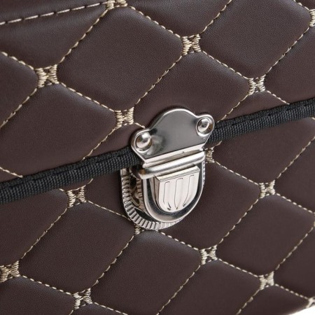 Organizer COFR in the trunk of the car HT-098, bag 68 × 32 × 30 cm, brown, eco-leather-3