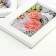 Photo frame plastic in 8 photos 10x10, 10x15 cm "olives" white 43x48x2 cm