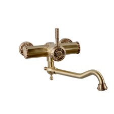 Bronze de Luxe 10111 shell mixer, wall, one -rod, brass