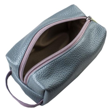 Cosmetic bag with lightning, blue color-1