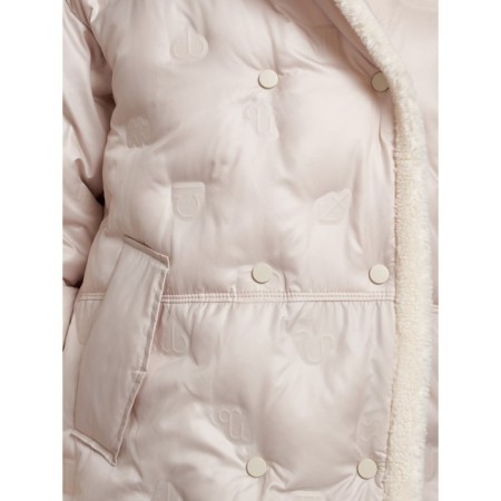 Coat insulated winter female, size 46, beige color-11