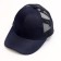 Baby cap for a boy with a grid, dark blue color, rr 54