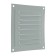 Ventilation grate Zein Lux RM1212C, 125 x 125 mm, with a grid, metal, gray