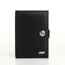 Cover 2 in 1, for auto documents and passports on a magnet, brown color