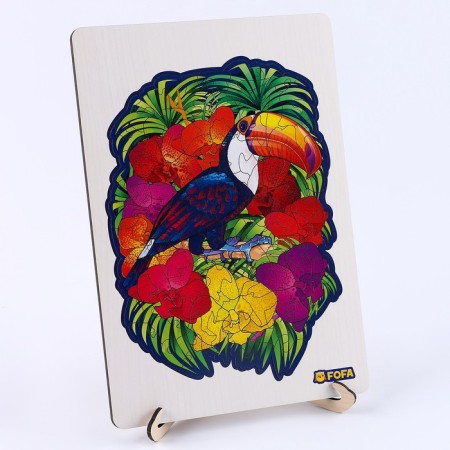 Puzzle "Colorful in the frame" "Tukan"
