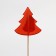 Caramel on a wand "Christmas tree-shock", red, 22g