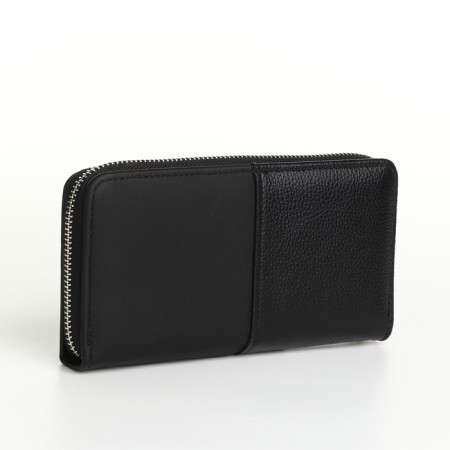 Women's wallet with lightning, black color-1