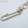 A chain for leaning dogs, 5m, caliber 3*16 mm, yellow