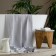 Pasionaria “Shifu”, Muslin, 250 gr, size 70x140 cm, color light gray