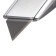 Universal trapezoidal knife 19mm, latch, metal case, zinc-ally, top