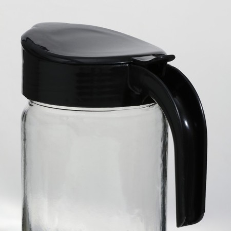 Amphora jug, glass, 1.5 l, with a black lid-2