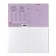 Notebook of 18 sheets in the Erichkrause Classic Code, Capple Cardboard Cover, Offset Bloc, 100%White, Violet