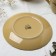 Ceramic “Style” plate, 21 cm, beige color