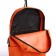 Youth backpack with a zipper, waterproof, 3 outer pockets, color orange color