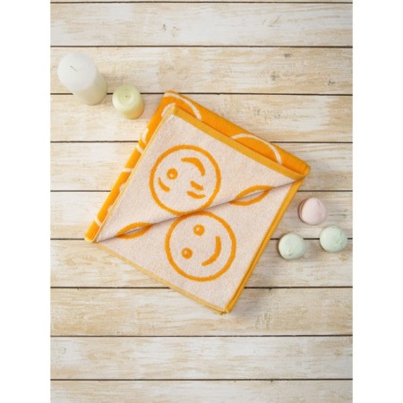 Tricky Tensor Guten Morgen Smile, 450 gr, size 70x140 cm, color orange color-4