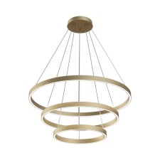 Suspension lamp Maytoni Mod058PL-L100BSK, LED, 108W, 80x80x140.5 cm, 4200lm, brass color