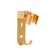 Bowl Holder Zein Z70, adjustable with hook, aluminum, gold