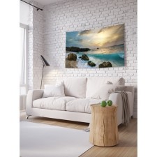 Decorative panel with photo printing, size 150x200 cm