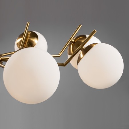 Charya Freya Fr5173PL-08BS MoonRock, 840x840x430 mm, E27, 8x60W, brass color-2