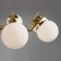 Charya Freya Fr5173PL-08BS MoonRock, 840x840x430 mm, E27, 8x60W, brass color