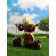 Garden figure "Grandma with buckets" 20x7x19cm
