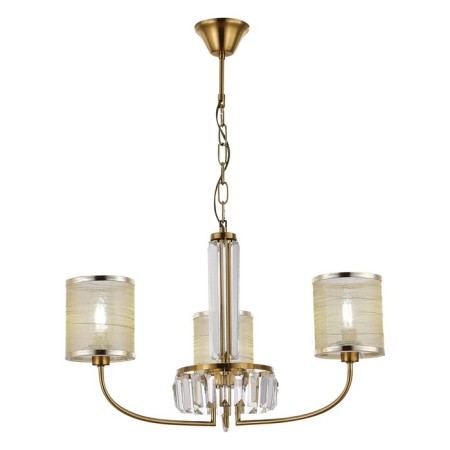 Suspended EVOLUCE lamp. Sle1119-303-03. Ellisse. 3x40 watts, E14, 65x65x39 cm, brass color
