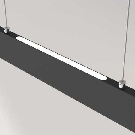Squirry of suspended Technical P010PL-L23B4K, LED, 23W, 91x4x8 cm, 800lm, black color black-4