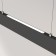 Squirry of suspended Technical P010PL-L23B4K, LED, 23W, 91x4x8 cm, 800lm, black color black