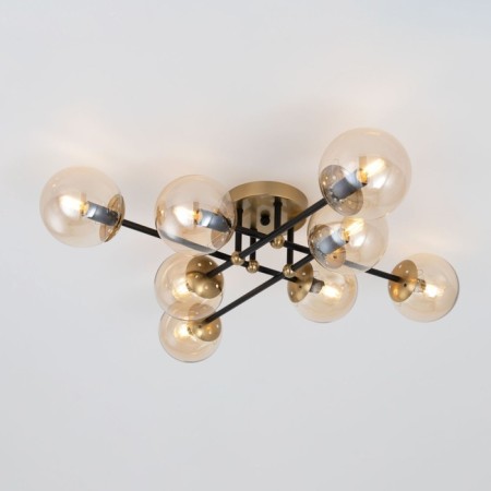 Ceiling chandelier Citilux "Pamela" CL144185, 8x40W, E14, colorful color-6