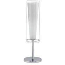 Pinto 1x40W table lamp E27, chrome 11x11x50 cm