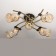 Ceiling chandelier Citilux "Merida" CL142154, 60x60x38 cm, 5x75W, E27, brown color