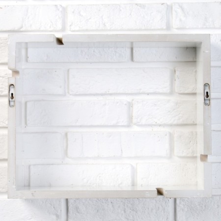Set of shelves 1+2 white, large 40*30cm, 2 average 25*15cm-3