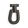 Cappio Earring, aluminum, graphite