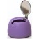 Sugar with a lid of Elrington “Felicit, matte”, 300 ml, purple color